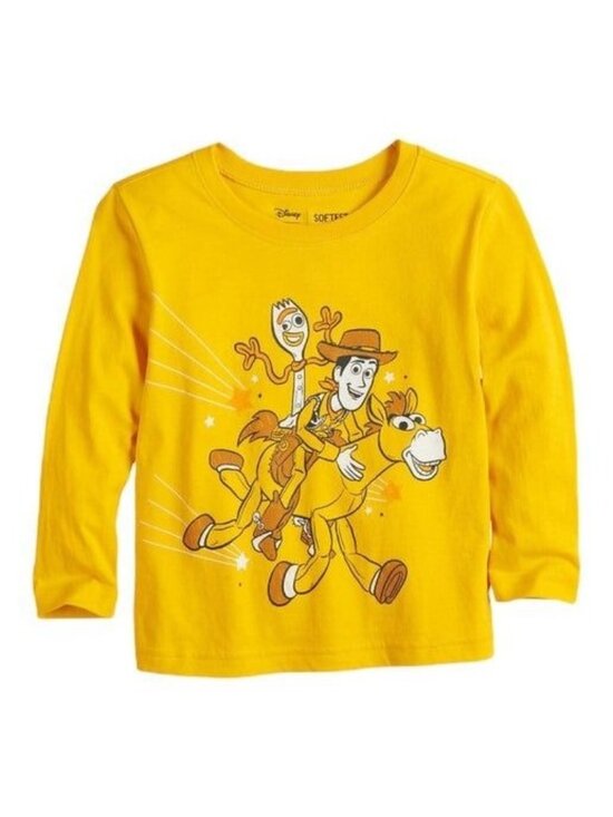 Disney Other - Disney Pixar Toy Story 18M Long Sleeve T-Shirt Featuring Woody & Forky
